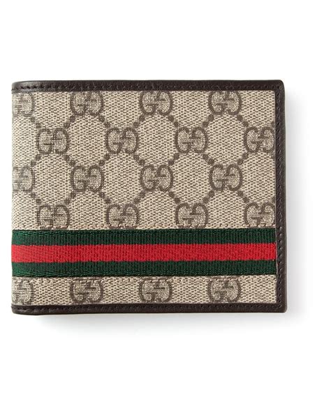 gucci mens beige monogram wallet|Gucci wallet woman price.